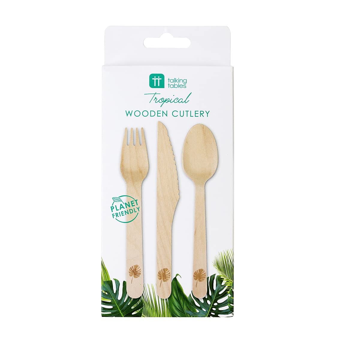 Talking TablesTropical Fiesta Wooden Cutlery
