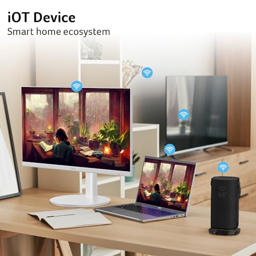 Image of acer CS272 27 inch IPS Full HD Smart Monitor | WebOS | Streaming TV | Bluetooth | Wireless Projection | iOT Device for Smart Home | Height Adjustable, Swivel, Tilt & Pivot | 3Wx2 Speakers | sRGB 99%