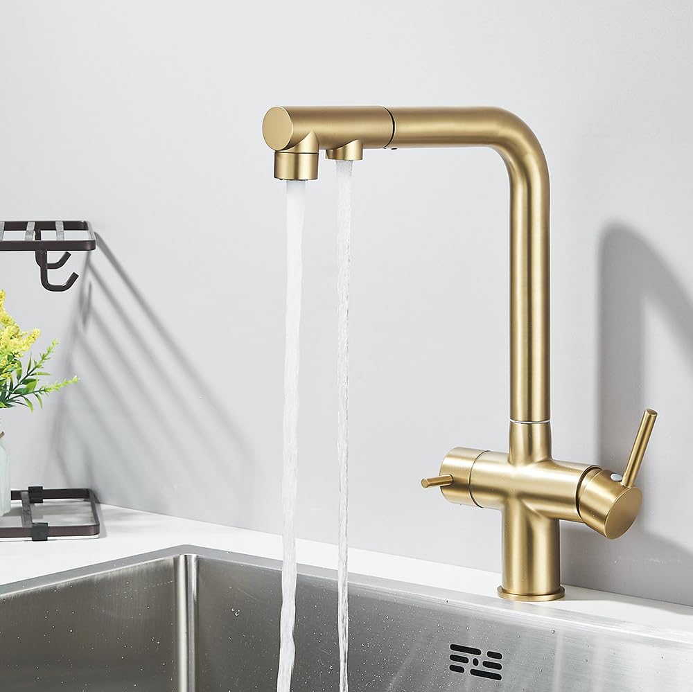 Robinet de cuisine filtré pour éliminer les bouteilles et purifier votre eau