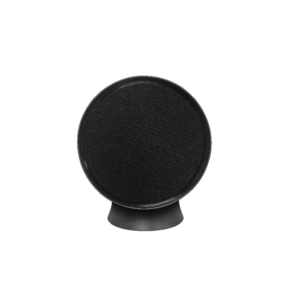 Halterrego Enceinte Bluetooth Haut-Parleur RMS 5W, 1200mAh, Boutons tactiles Lecteur de Carte Micro SD, Auxiliaire in Fonction TWS - Noir