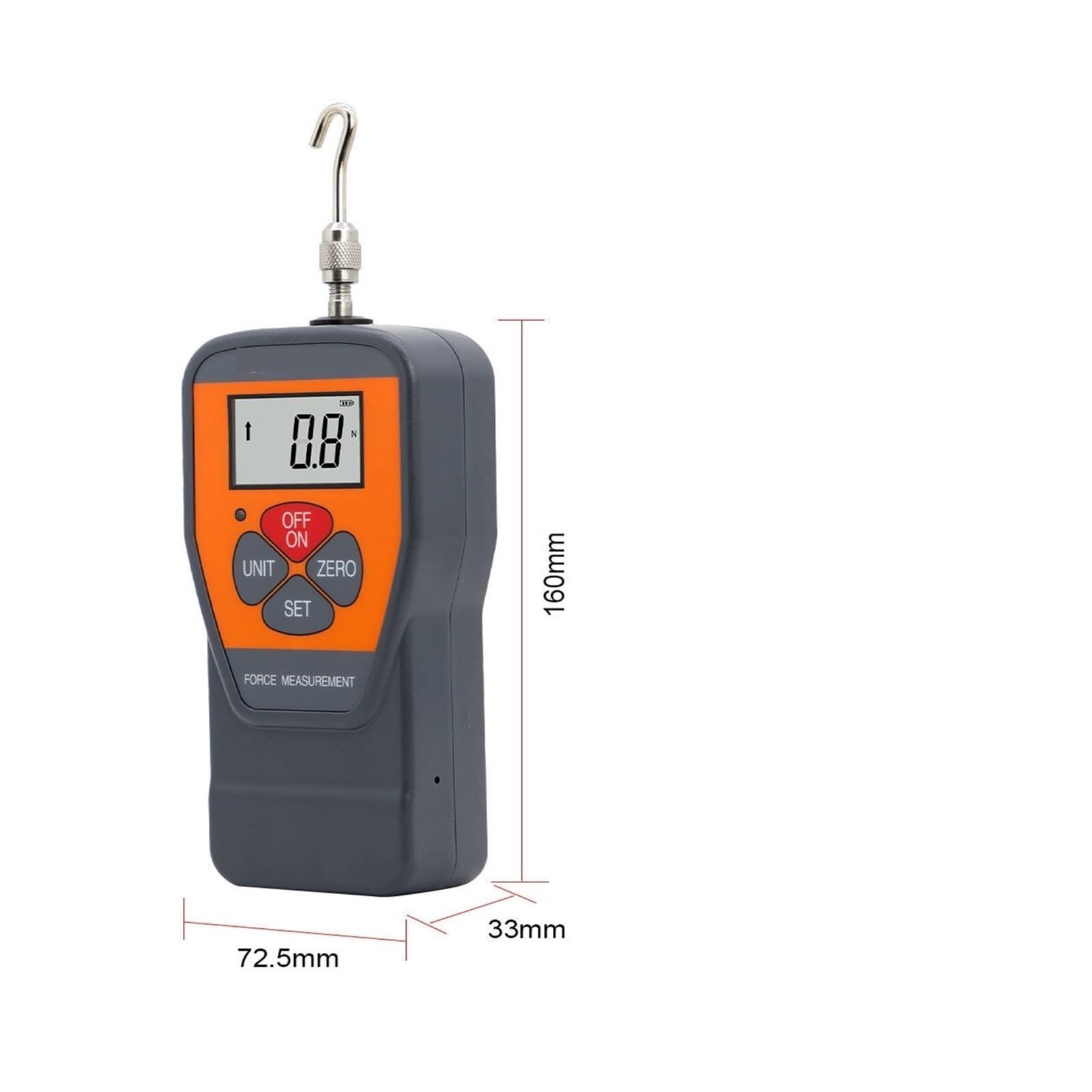 Dynamomètre numérique Push-Pull de Haute précision, Compteur Test Force Tension 10N-500N(50n)