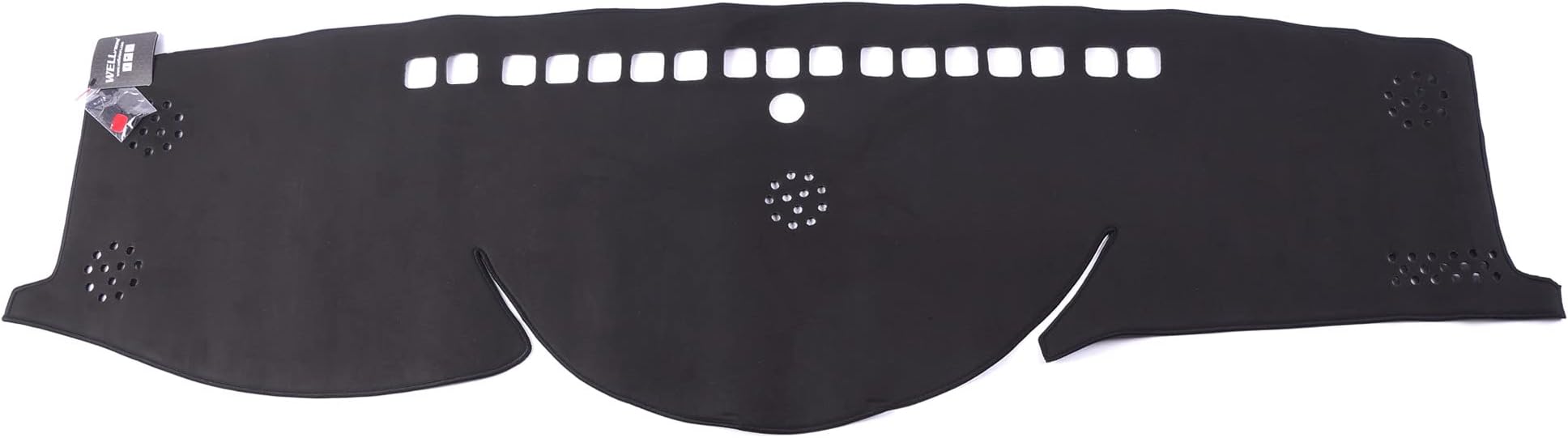 Wellvisors Dash Mat Dashboard Cover Compatible with Lexus 2008-2015 LX570 Suede Black