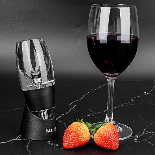image for Mafiti Red Wine Pourers Aerator Portable Decanter with Base for Birthd
