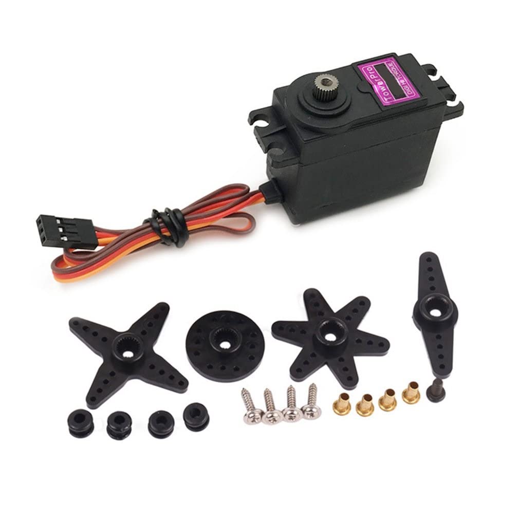 Lot de 5 servomoteurs numériques en métal pour voiture intelligente robot bateau RC hélicoptère