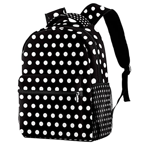 Sac à dos de voyage enfant à pois pour ranger facilement gourde et affaires