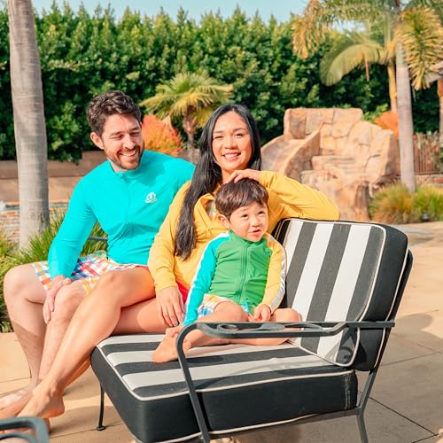 Image of SwimZip Boys' Long Sleeve Rash Guard & Swim Shorts Set - UPF 50+ Sun Protection