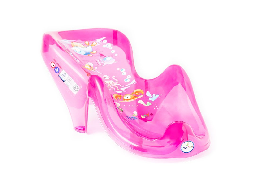 Set de baño Aqua transparente rosa conjunto indispensable para el bebé recién nacido bañera + silla tumbona