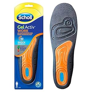 Scholl Gel Active Work Insoles for Men