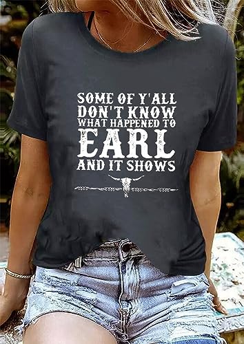 Rock Band T-Shirt Women Country Music Shirt Tops Vintage Graphic Tees Shirts Retro Steer Western Rodeo Tshirt3