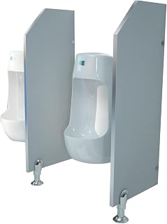 Urinals Baffle Men Urinal Privacy Screen Toilet Partition, Hotel/Public Restroom Waterproof PVC Urinal Partition Divider Screen, Wall-Mounted For School/bar