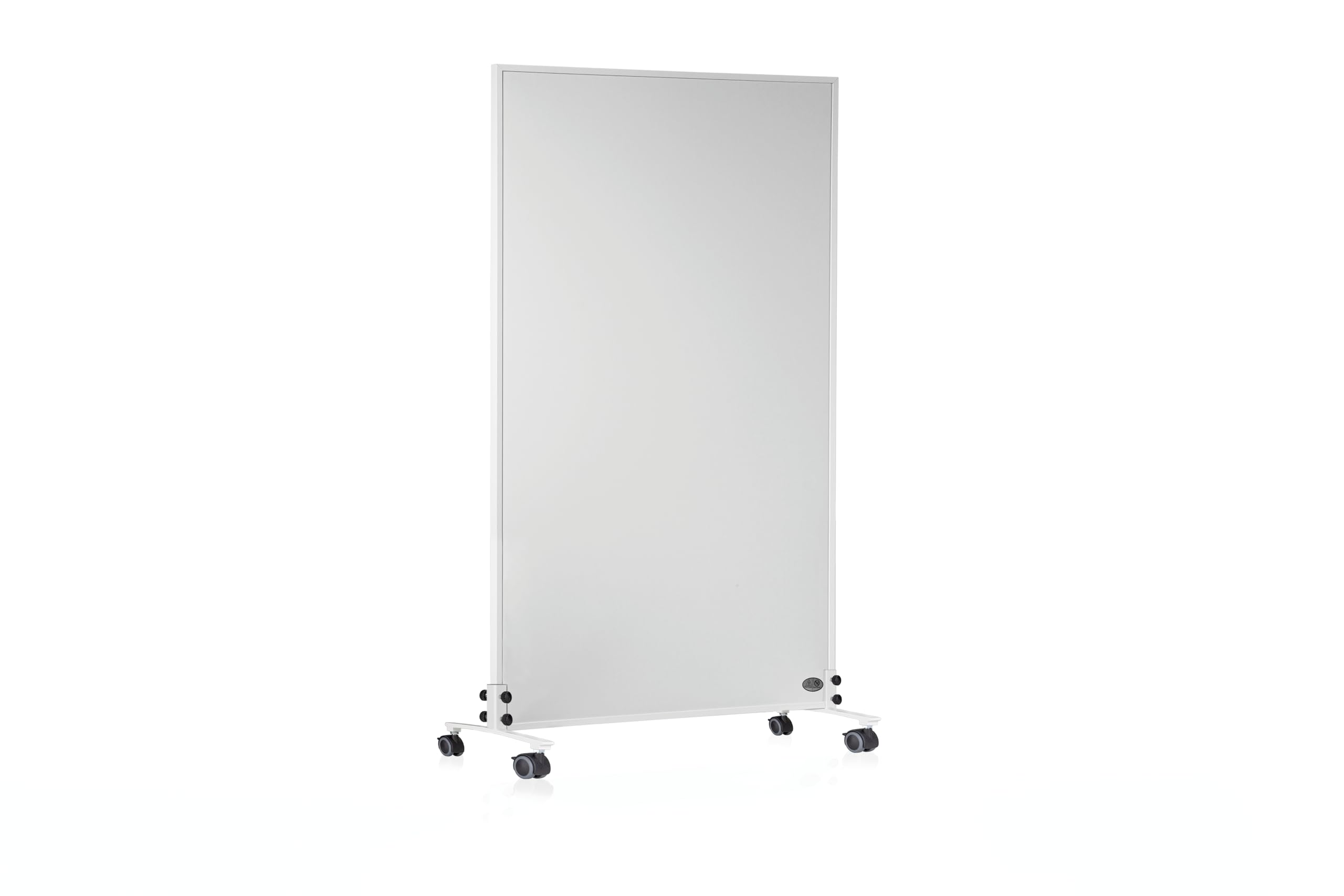 Könighaus radiador eléctrico de infrarrojos - 600 vatios - Bajo consumo = se calienta en 2 minutos - Con patas y termostato - Calefactor móvil - atractivo con diseño: Blanco