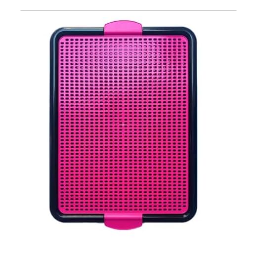 Sanitário Canino Xixi Dog Banheiro Pet Tapete Higiênico Cães Premium (ROSA)