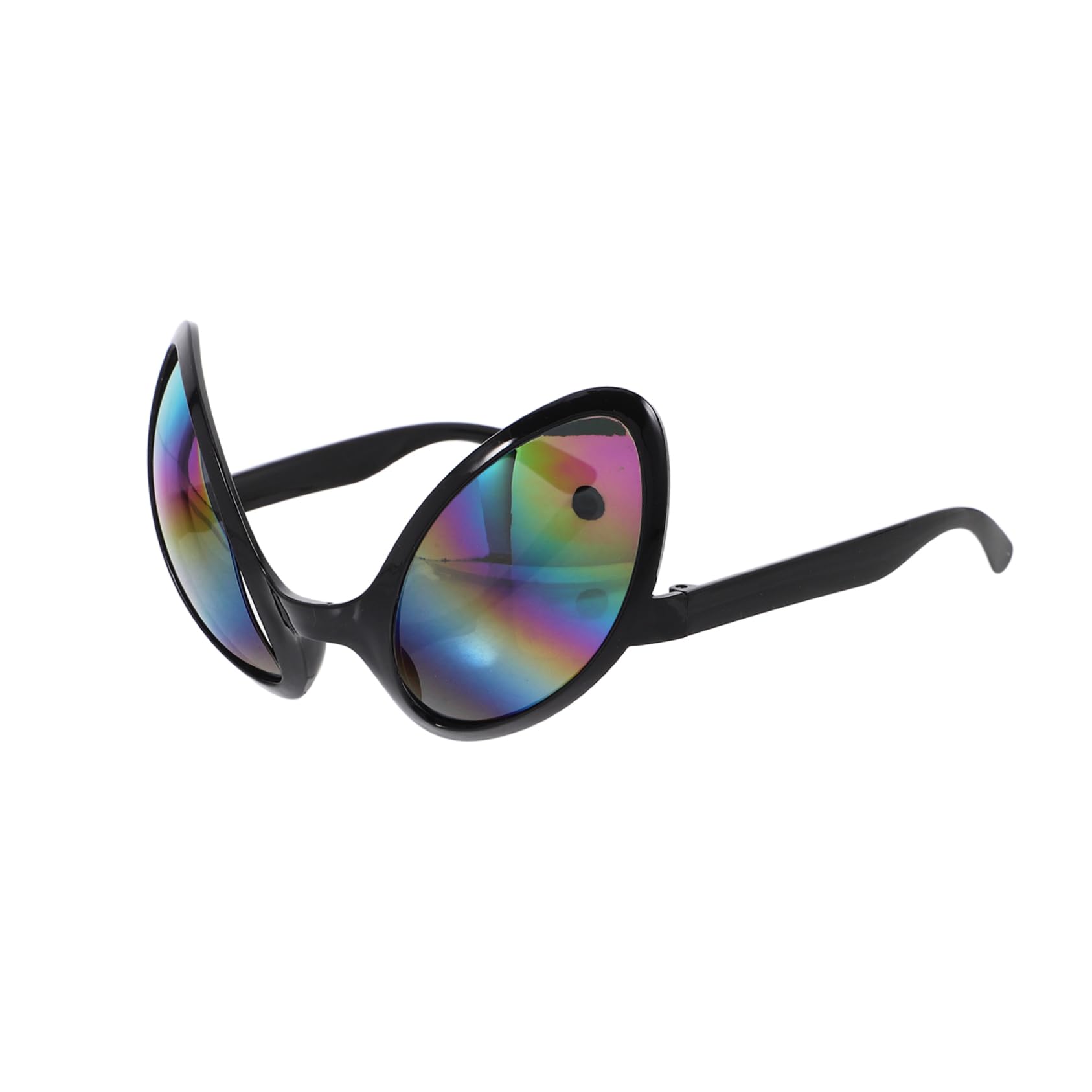 SOLUSTRE Unique Alien Costume Glasses Lightweight Plastic Mirror Sunglasses Perfect for Halloween and Cosplay Events