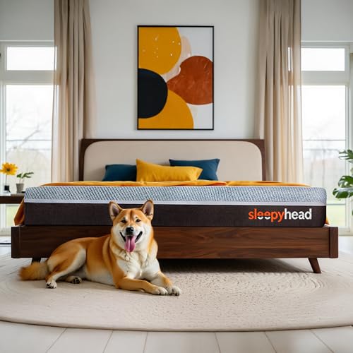 Image of Sleepyhead Laxe Designed by Duroflex - Pincore Latex Mattress with BodyIQ Orthopedic Memory Foam |Medium Firm |10 Years Warranty |3 Zone Support |Washable Cover |8 Inch Queen Bed Mattress (72x60x8)