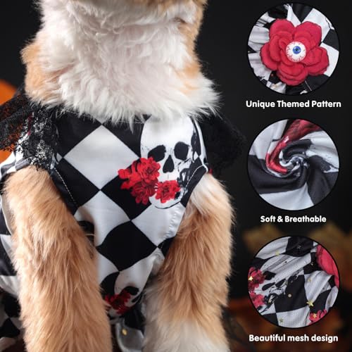 Disfraz de Halloween Esqueleto para Perro Pequeño S miniatura 4