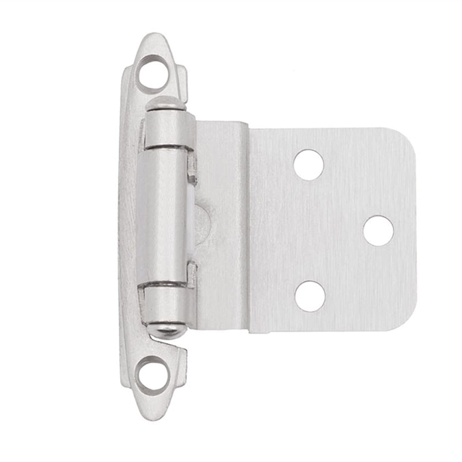 Nvsfzgiyg Nero Hinge, 20Pcs Self-Closing Hinged Door Furniture With Built-In Spring Nickel Color Black Wardrobe Cabinets Household Hardware(Nero)