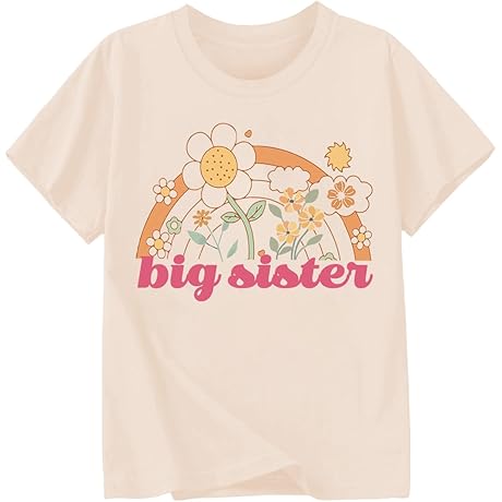 Big Sister T-Shirt for Toddler Girls