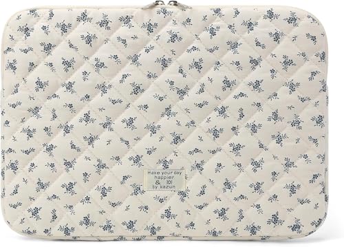 Starnearby Housse pour Ordinateur Portable 13-14 Pouces, Pochette Ordinateur Portable Motif Floral, Compatible avec Macbook Air 13 Pouces, Macbook Pro 13 14 Pouces, Neo...