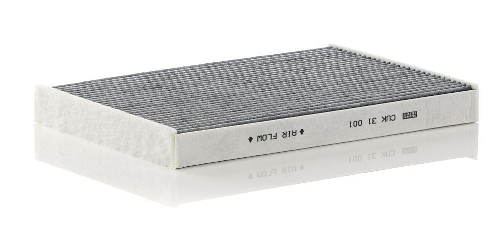 MANN-FILTER CUK 31 001 Cabin Air Filter - Pollen Filter with Activated Carbon - for Trucks + Buses