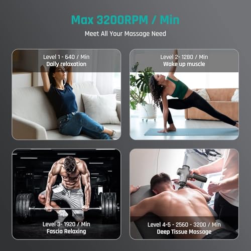 Portable Massage Gun Deep Tissue