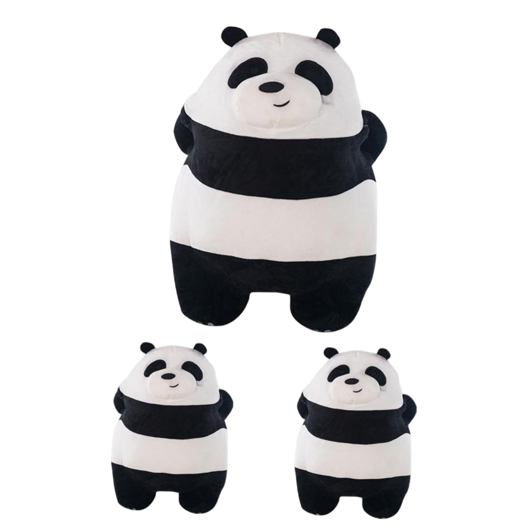 Snowboard-Hinternpolster, 3 Stück/Set, niedlicher 3D-Panda-Snowboard-Knieschützer und Gesäßpolster, weich gepolsterte Ski-Schutzausrüstung für Erwachsene, Kinder, Roller, Snowboarden, Rollschuhlauf