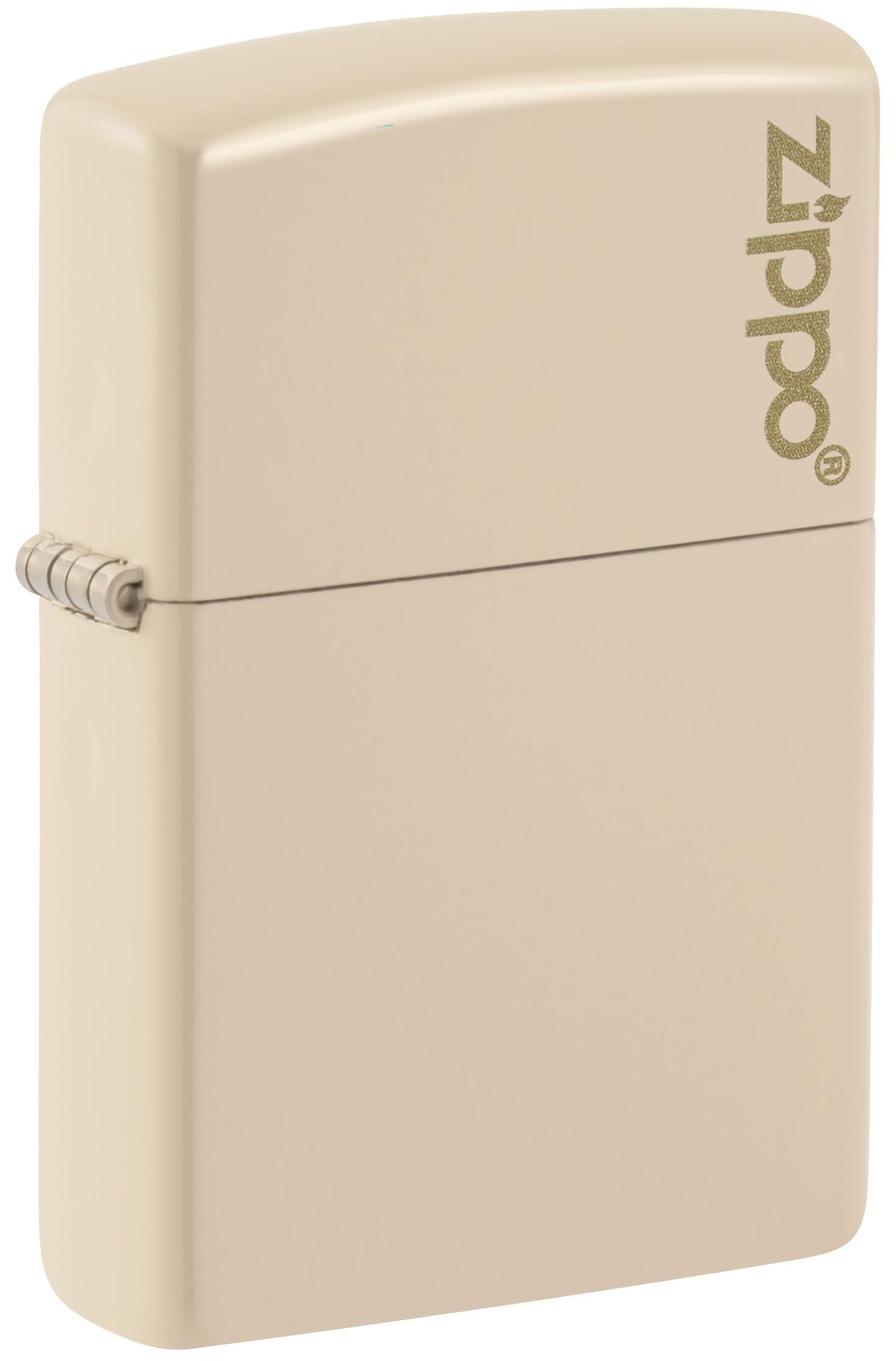 Zippo Sturmfeuerzeug - Flat Sand - Nachfüllbar - Wiederverwendbar - Windfestes Design - Geschenkbox - Made in USA