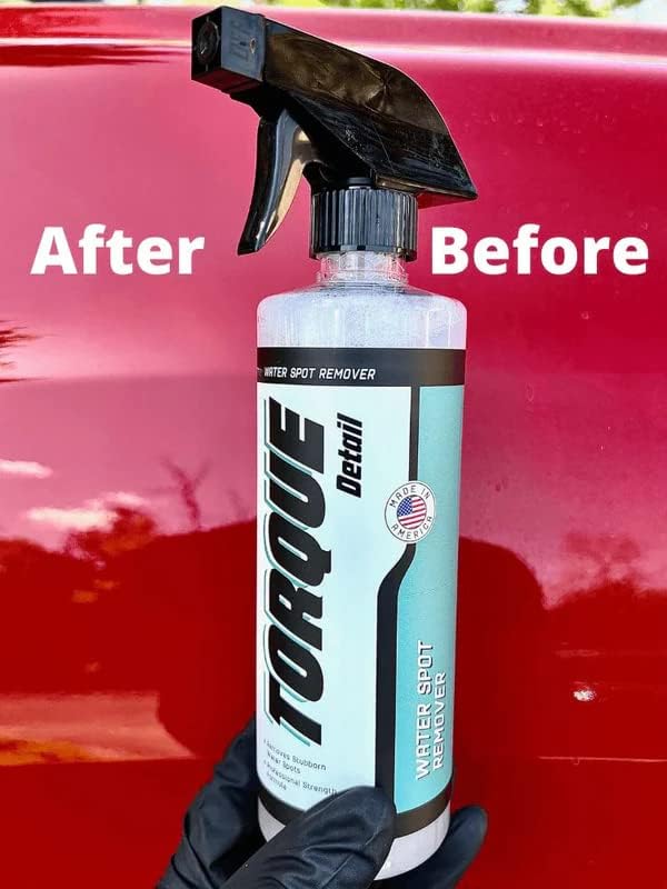 Torque Detail Water Spot Remover 16oz - Water Spot Remover For Car - Removes Water Stains, Hard Water, & Other Blemishes On Your Glass 2 Torque Detail Water Spot Remover 16oz - Water Spot Remover For Car - Removes Water Stains, Hard Water, & Other Blemishes On Your Glass