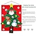 AerWo Christmas Party Games Santa Christmas Toss Games with 3 Snowballs, Perfect Family Christmas Games for Holiday (38” X 51”)