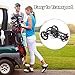 GYMAX Folding Golf Push Cart, 3 Wheel Adjustable Golf Pull Trolley with Cup Holder, Umbrella Holder, Rare Wheel Foot Brake Pocket Storage & Scoreboard, Lightweight Caddy Cart for Men Women Kids Club