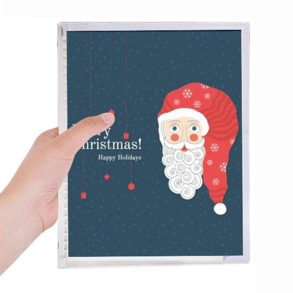 Carnet de notes en spirale Père Noël rechargeable cahier ligné écriture créative - 5
