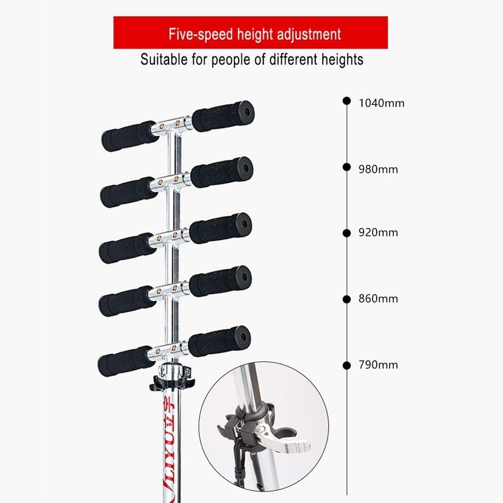 Scooters de Movilidad, Scooter de cercanías, Scooter Ligero, Scooter Plegable de Dos Ruedas para Adultos, Rueda Grande de 20 cm, Altura Ajustable (no eléctrica)