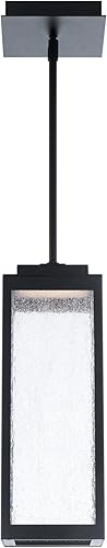 Miniatura 3 de WAC Lighting dweLED, Amherst 6in LED colgante al aire libre 3000K en negro