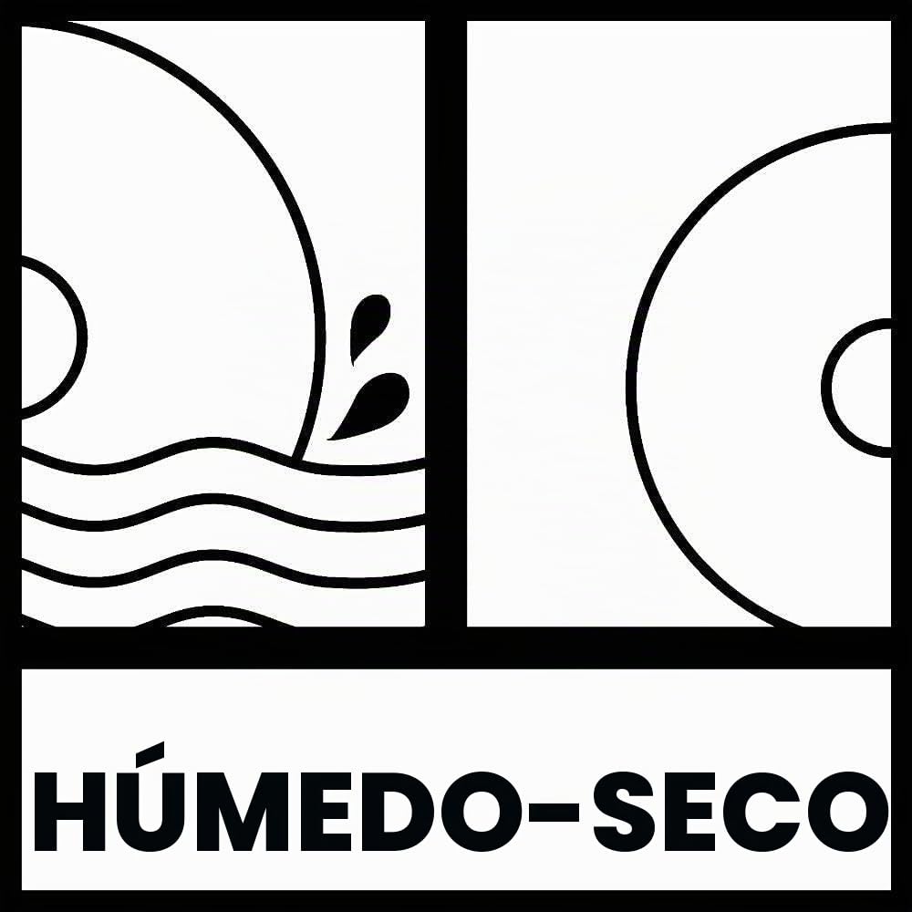 Einhell Esmeriladora en húmedo y seco TC-WD 200/150 (250 W, para amolado en húmedo y seco, modo constructivo compacto de metal, cristal protector contra chispas, incl. disco abrasivo basto+en húmedo)