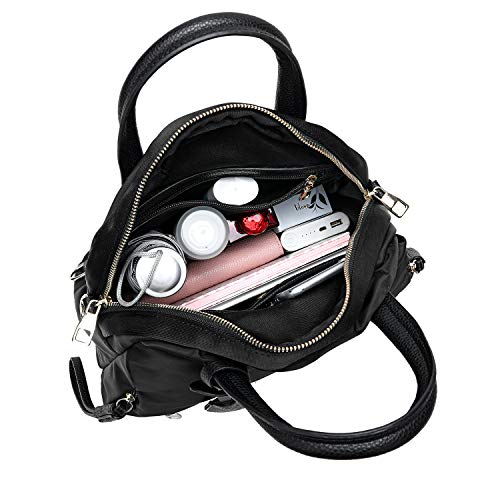 Backpack Purse for Women Nylon Waterproof Convertible Tote Handbags