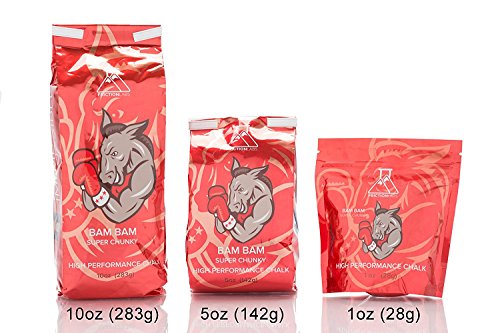 FrictionLabs El estándar de Tiza para la Escalada en Roca, Crossfit 5 oz Super Chunky Texture - Bam Bam