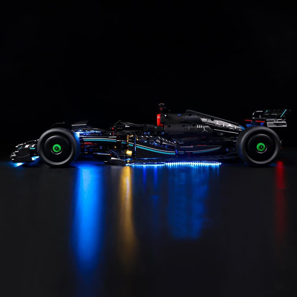 Kyglaring LED Light Kit Compatible with Lego Mercedes-AMG F1 W14 E Performance 42171 Building Blocks, Upgraded Lighting Accessories for 42171 Model Set, Lights Only (Model Not Included)