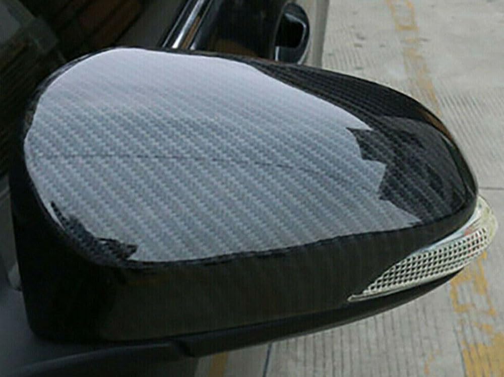Car Accessories Fit for Toyota C-HR CHR 2017 2018 2019 2020 2021 2022 2023 2024 ABS Exterior Side Door Rearview Mirror Cap Cover Trim 2PCS （Carbon Fiber）