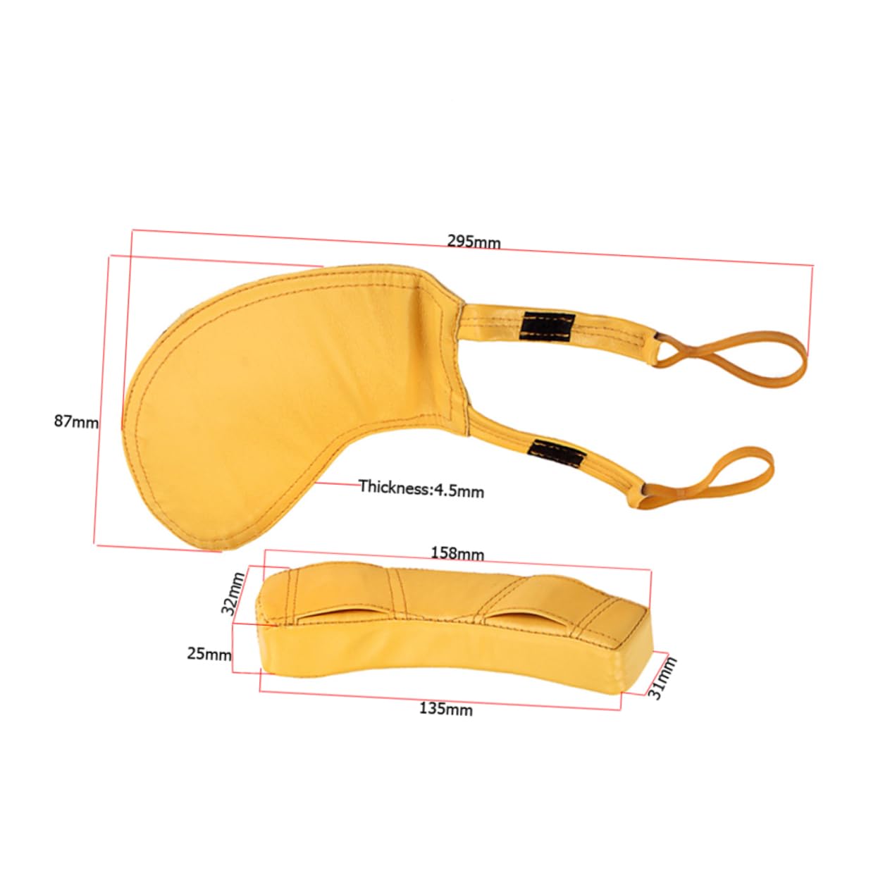 Toyvian 3piezas Soporte De Hombro Para Violín Ergonómico Almohadilla De Barbilla Para Violín Material De Piel Diseño Ergonómico De El Hombro Accesorios Musicales