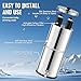 VEVOR Gravity-fed Water Filter System, 1.5G 304 Stainless-Steel Countertop System, Water Filtration System, Reduces Lead and up to 99% of Chlorine, with 2 Carbon Filters & Spigot, for Home Camping RV