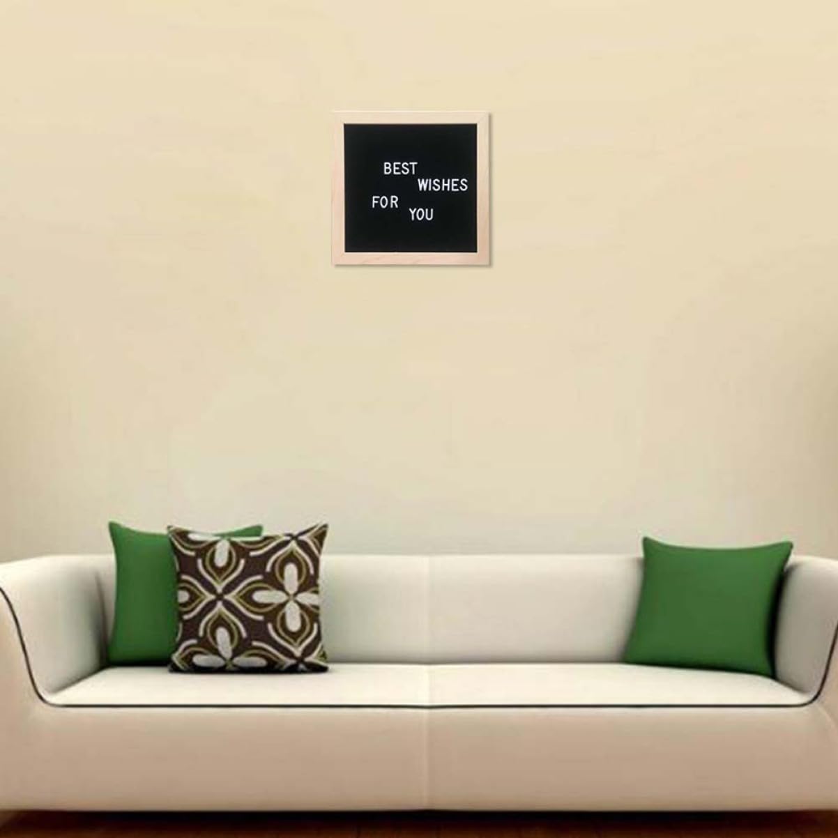 NAMOARLY Felt Message Board Felt Letter Board Letter Board Sign Letter Boards Black Wooden