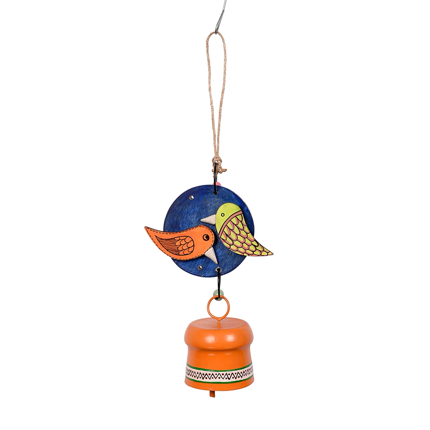 AAKRITI ART CREATIONS Metal Wind Chime (11 x 4 inch, Multicolour)-image-26