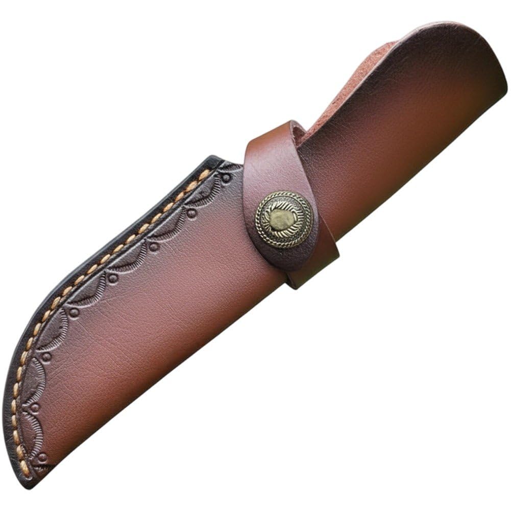 Brxmpn Cowhide Knife Cover Leather Knife Sheath Knife Storage Bag for Camping Fishing and Outdoor Activities Knife Protection