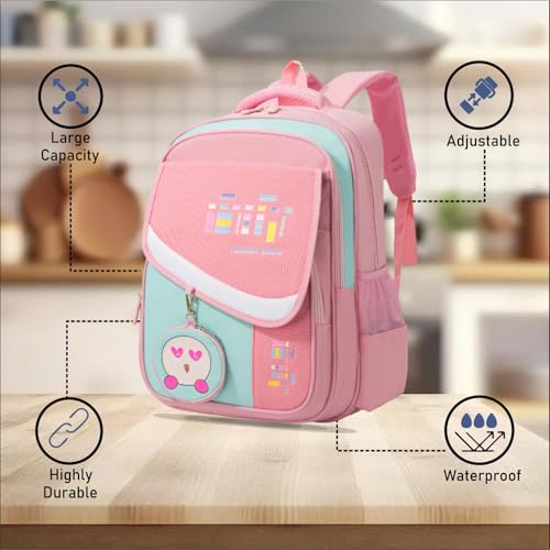 Image of Tinytot 22 Litre 17-Inch Waterproof Large School Bag for Boys & Girls, Kids School Bag, School Backpack for Girls and Boys, for Kids, Ideal for Children