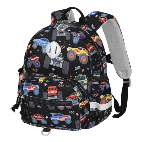 Image of Kids Backpack for Boys Girls Cute Kindergarten Daycare School Bag | Preschool Daycare Backpacks for Children Small Mini Lightweight 2-4 Kid Daily Bags with Reflective Straps