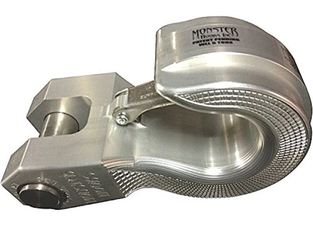 MONSTER HOOK MH-SW1S Tow Hook, Silver