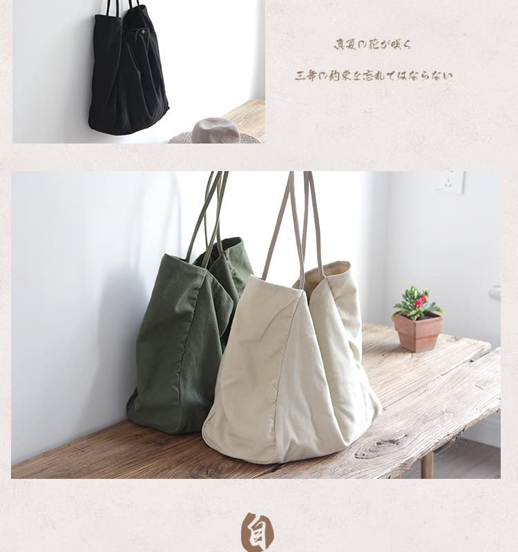 Image of Jeelow Large Striped Or Patterned Canvas Tote Bag for Women Men Shoulder Handbag with Zipper Pocket Travel