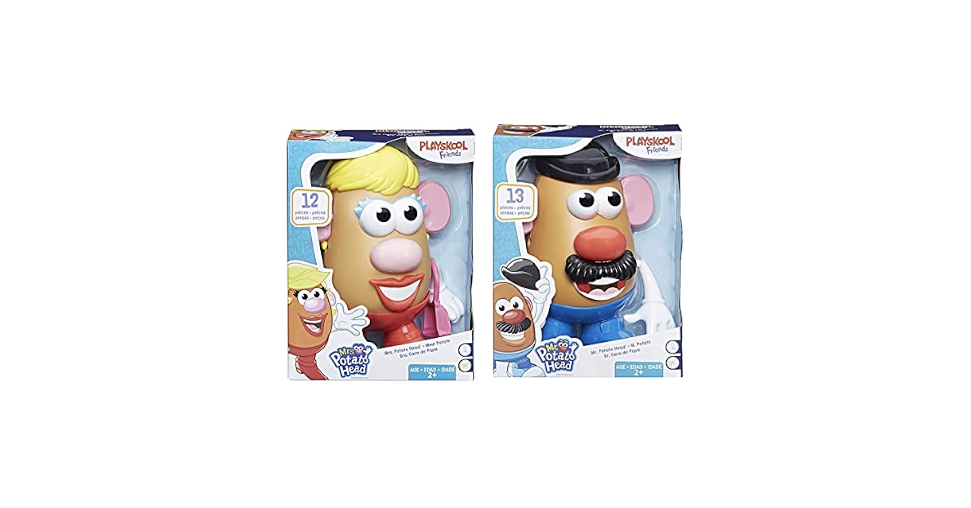 Mr. Potato HeadとMrs. Potato Headの2体セット Amazon.com: Potato Series 'Mr. and Mrs. Patate' Head Set of