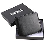 Hoobest RFID Blocking Genuine Leather Wallet, Men Slim Wallets with RFID Block Technology,Stop Electronic Pick Pocketing-Travel Wallet - Image 7