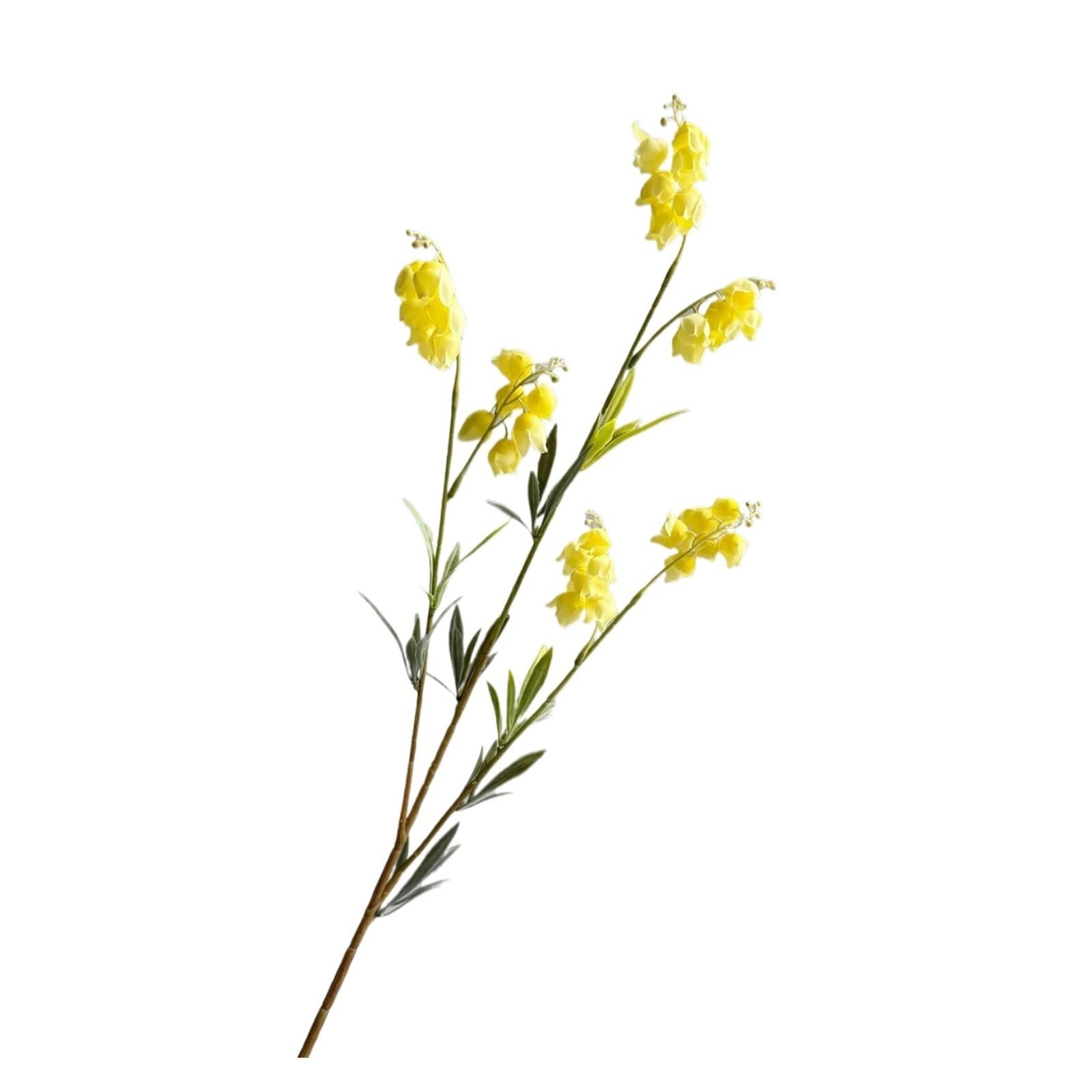 Casetlong 5Pcs Artificial Flower Wedding Decor Bouquet Accessories Party Table Home(Yellow)