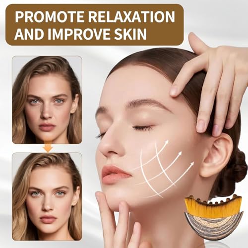 Image of 2026 New Lymphatic Contour Face Brush, Contour Face Brush for Lymphatic Drainage, Ergonomically Designed to Fit The Skin Precisely